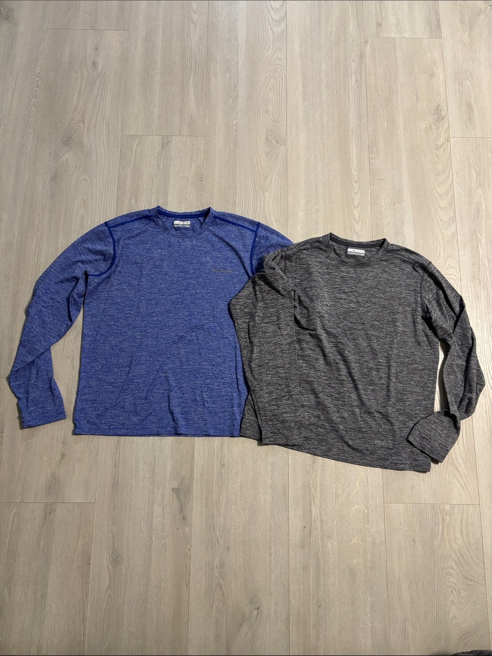 🔥BUNDLESALE 2 Men’s M Columbia Omni-Wick Long Sleeve Crew Shirts